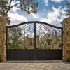 Wrought iron house gate/iron gate design/stainless steel gate
