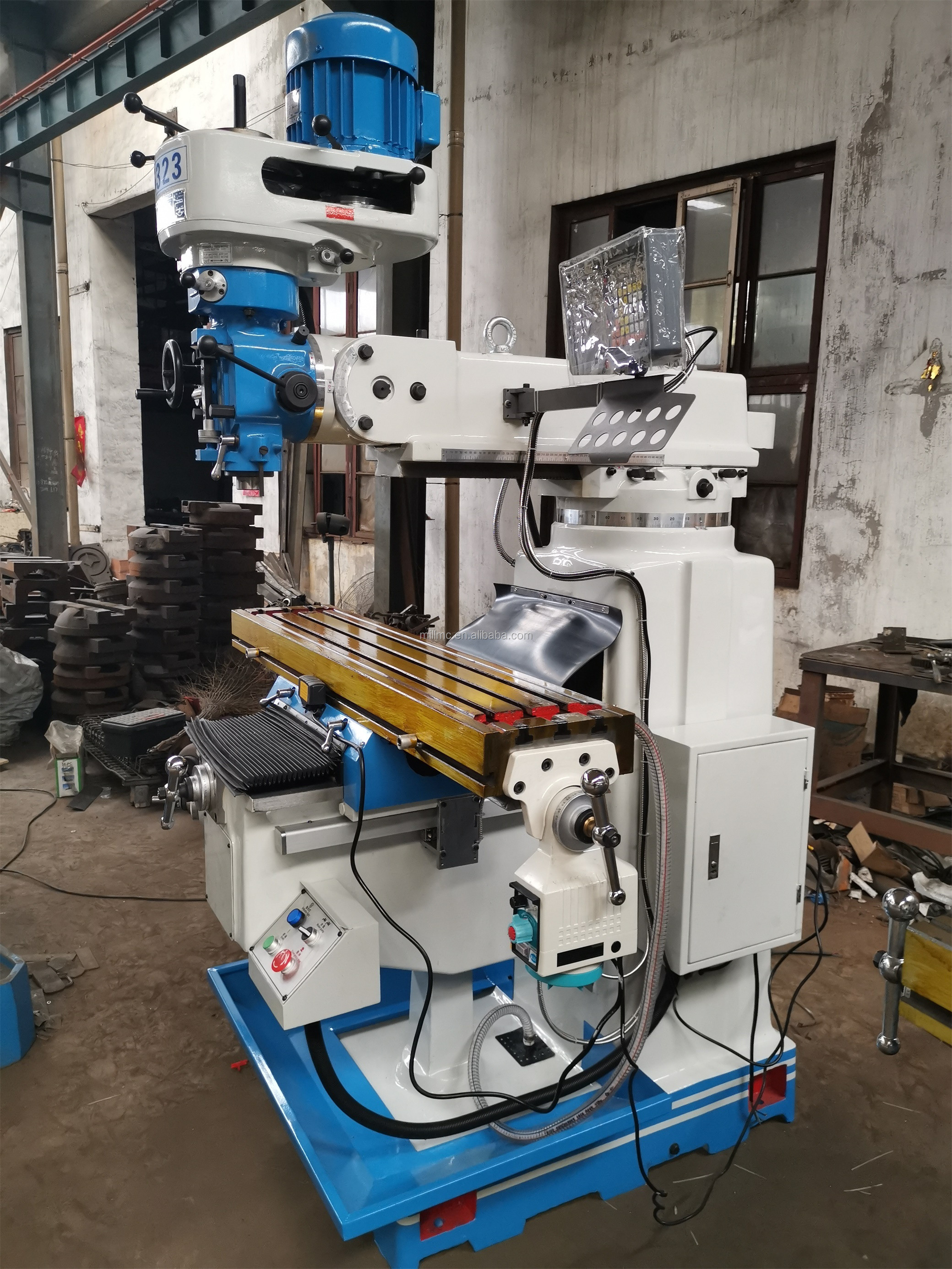 Miller Machine Tools Buy X6323 3h Dro Vertical Turret Milling Machine Universal Mill Cutting ...