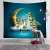 Import Xingyuan 73*95cm Customized  Eid Mubarak Tapestry Beach Towel Wall Hanging Moon Wall Hanging Tapestry from China