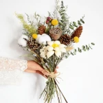 YAYUN A-1113 Dried Flowers Wholesale Preserved Eucalyptus Fower Bouquet