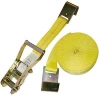 yellow ratchet tie down strap ratchet strap with flat hook