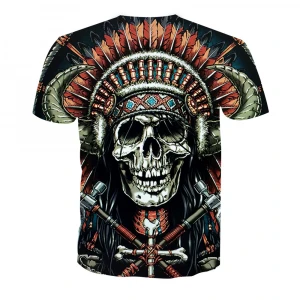 Yoycol Drop Shipping Custom Print Mens Skull Designing Own Private Label T Shirts Custom Printing
