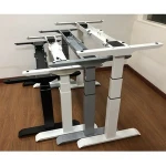 Zhejiang wansheng Wholesale Electric height adjustable double column tables desk Linear Actuator for computer legs