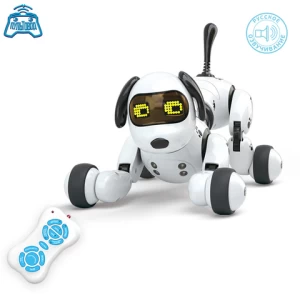 Zhorya Russian IC Toy Smart dog robot dog intelligent Robots Black Rc Programming Remote Control Robot Dog With Battery