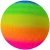 Import Pvc playground ball Rainbow color children's indoor outdoor racket lawn ball 55cm rainbow playground ball from China