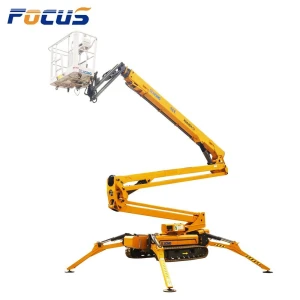 Hot 6m-22m Crawler Tracked Spider Boom Lift From China with CE and EPA certificate exported to USA