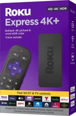 Roku Express 4K+ 3941R2 HDR Media Streamer Sealed Voice Active Remote Brand New Original