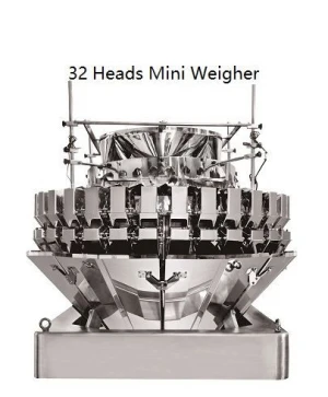 Multi-functional Mini 32 Heads Mixing Multihead Weigher Machine For Seeds Beans