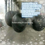 Rubber balloon for culvert and bridge formworks
