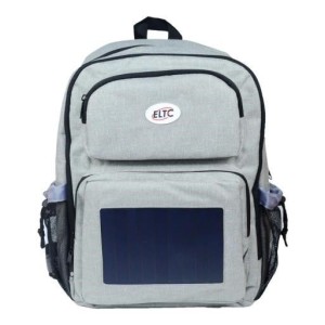 Solar charging bag (grey)