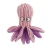 Import Whole Sale Eco Friendly Pet Dog and Cat Corduroy Interactive Chew Toy Animal Purple Octopus Shape with Squeaker from China