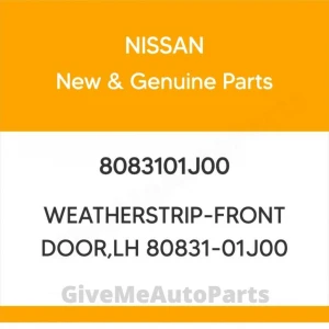 8083101J00 Genuine Nissan WEATHERSTRIP-FRONT DOOR,LH 80831-01J00