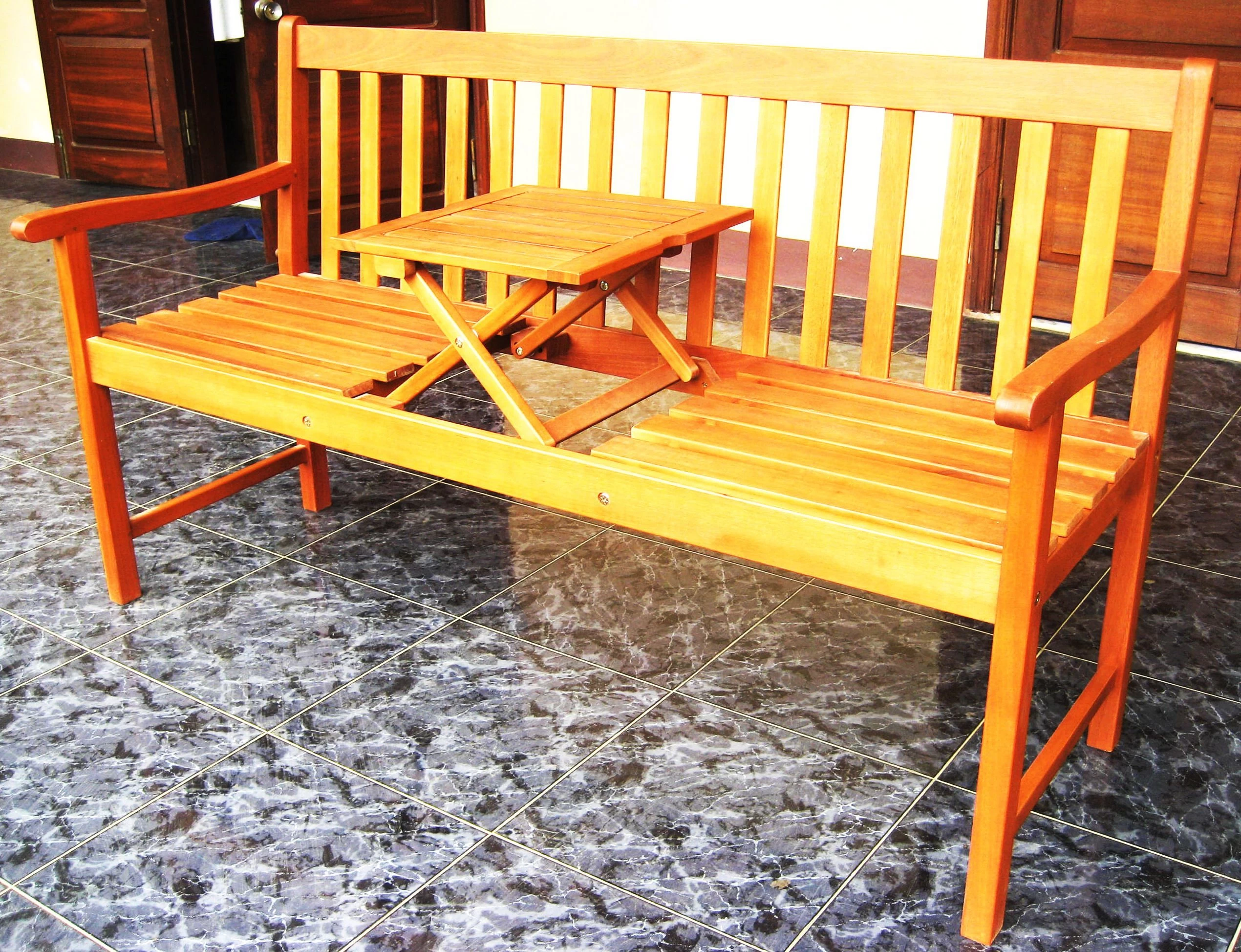 Buy Bench 3 Seat, Acacia Wood Oil Finishing from NHAT THIEN THANH ...