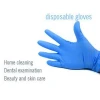 Household cleaning Gloves Disposable Nitrile Safety Gloves in Blue/White