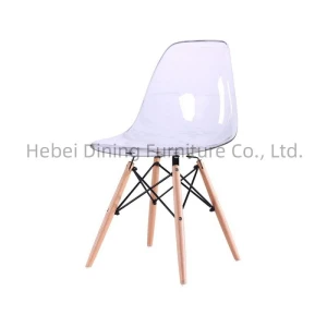Factory Directly Supply China Design Wholesale Mat Transparent Chair Plastic Dining Chairs