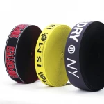 Cheapest wholesale custom printed logo-jacquard ribbon webbing elastic band