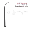 Galvanized steel pole for street lighting