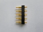 Spring-loadded  Pogo pin connector is a formed by plunger
