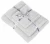 Import 3 Piece Dull White Towel Set from Pakistan