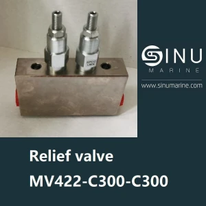 Hydraulic Relief valve MV422-C300-C300 for ship/marine
