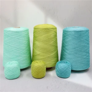 30S/2 40S/2 50S/2 Silk Yarn Spring And Summer Silky Dyed Yarn Fancy 100% good Lyocell Blended Yarn