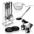 Import HomeVero Cookware Set 27 pcs Stainless Steel HV-1027 from Greece