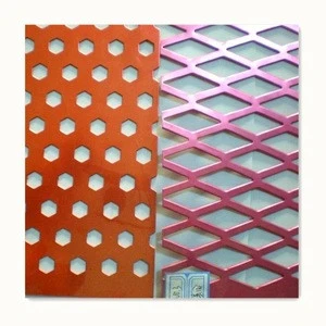 0.5mm 1mm Professional diamond gi perforated metal Punching Holte Net Acoustic Panels