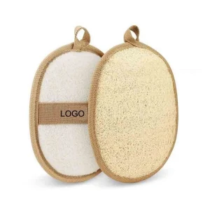 Oval Loofah Pad With Ribbon Wholesale Supplier