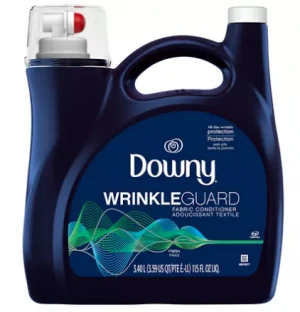 Downy WrinkleGuard Liquid Fabric Softener and Conditioner, Fresh, 115 fl oz. Bottle