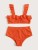 Import 2020 custom bathingsuit printing elastic string strappy sexy bikini women swimsuit from China