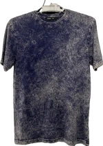 Men's 100% Cotton Tie-Dye Printed Short Sleeve T-Shirt For Casual Wear