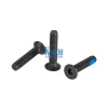 Countersunk socket stainless steel 304 screws with black coating kinsom custom fasteners