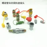 Hydraulic quick-connect coupler