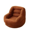 Single Lazy Sofa Chair Reclining Floor Chair with Backrest for Bedroom Balcony Portable Tatami Lounge Chair for Living