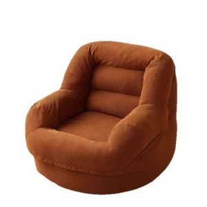 Single Lazy Sofa Chair Reclining Floor Chair with Backrest for Bedroom Balcony Portable Tatami Lounge Chair for Living