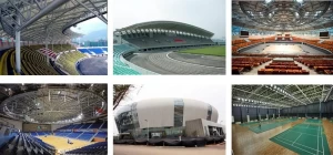 Prefabricated Structure Steel Sports Hall/Basketball Gym/Football Stadium/The Indoor Stadium