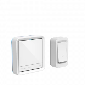 Wireless Doorbell Kits Waterproof No Battery Required for Transmitter Self-Powered Push Button for Home rating at Over 650-Feet Range with Over 58 Chimes 4-Level   Volume