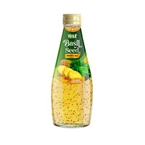 290ml Pineapple Juice With Basil Seed VINUT Free Sample, Private Label, Wholesale Suppliers (OEM, ODM)