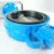 Import pneumatic ductile iron body & disc ss410 shaft epdm seal wafer type butterfly valve from China