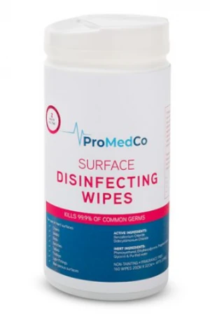 Promedco Disinfectant Wipes - Canister