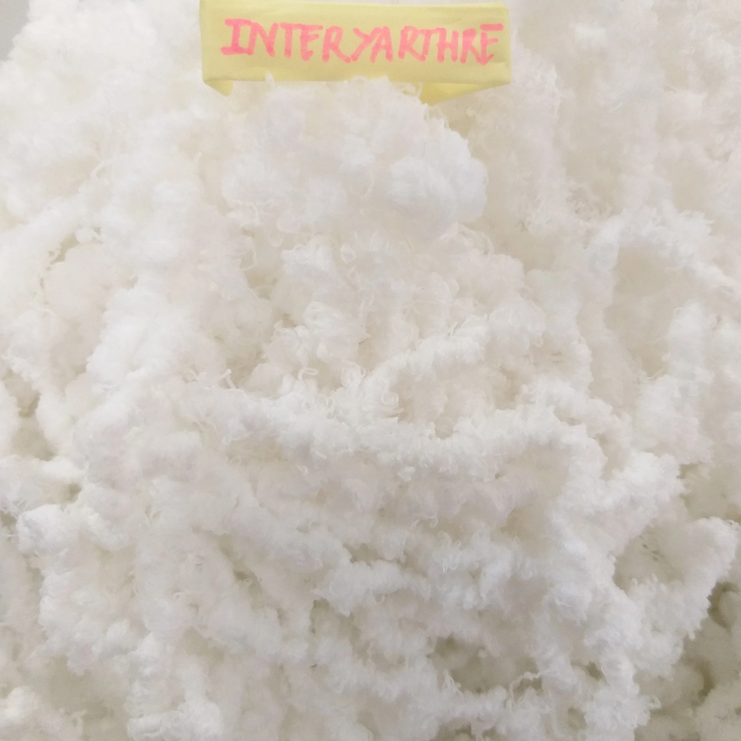 100% polyester - poy - dty yarn waste from textile waste for filling material/polyester pop corn  _Ms. Azura