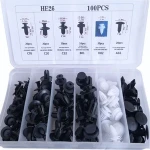 100pcs auto clips plastic fasteners assortment HE26auto body plastic retainer car trim clip assortment