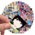 Import 100Pcs Japan Kawaii Girl illustration Art Graffiti Sticker For Home Bottle Skateboard Luggage Laptop Diy Stickers from China