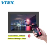 10.1 Inch Cloud Sharing Storage Touch Panel Digital Photo Frame Table Advertising Player