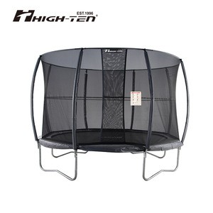 10ft Premium Black Outdoor Trampoline for Kids and Adult