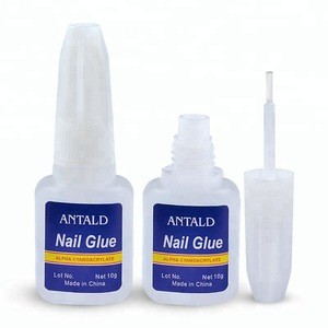 10g Nail Glue Glitters DIY Nail Art Nail Art Sticker Accessory Adhesive Tool Fast Drying Manicure Glue with Brush