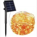 10M 20M 100leds 200leds LED Christmas Holiday Lights Solar LED String Light