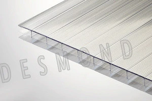 10mm polycarbonate hollow sheet super clear quality 100% Bayer material/pc sun sheet /pc sheets