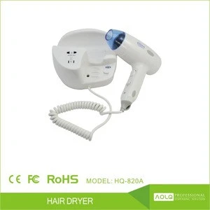 110/220V 1000W multi-functional ABS Plastic low noise hotel hair dryer