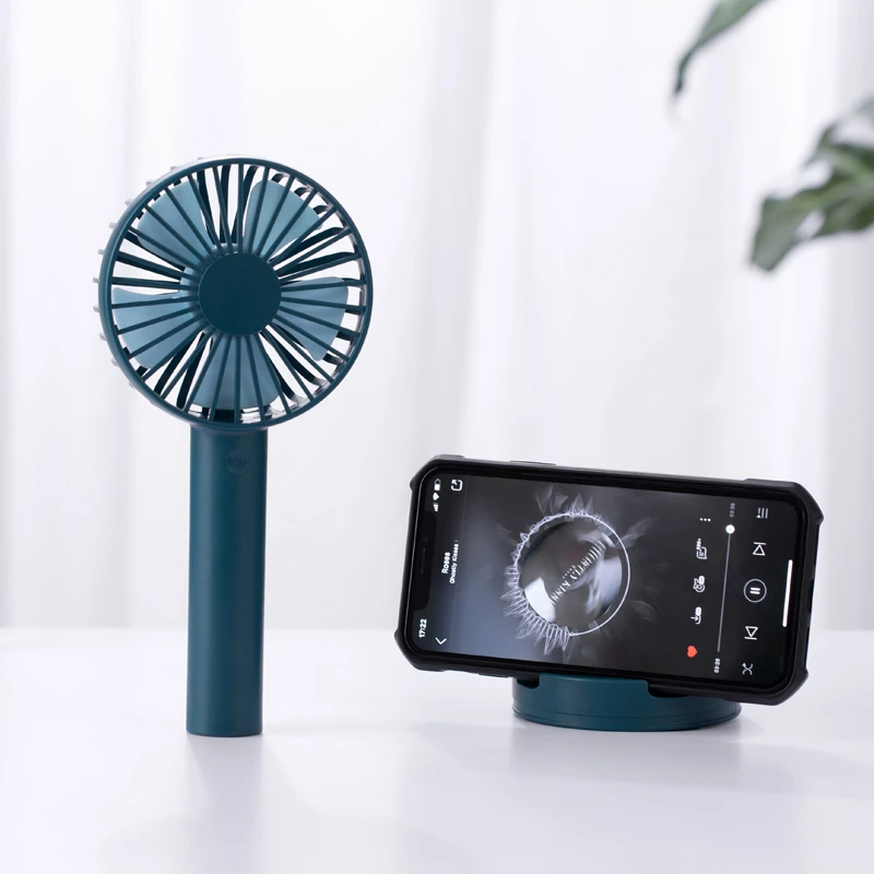 1200MAH Battery Operated Portable Mini Fan Electric Usb Handheld Fan With Base